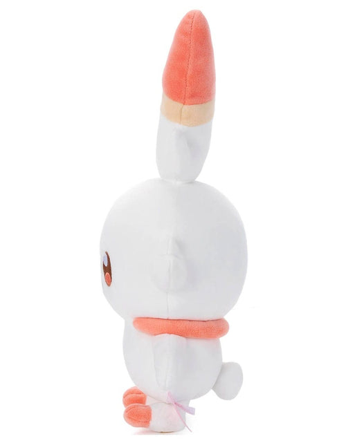 Load image into Gallery viewer, Takara Tomy Arts Pokemon PokePiece Mocchi Mocchi Style Plush Toy Scorbunny
