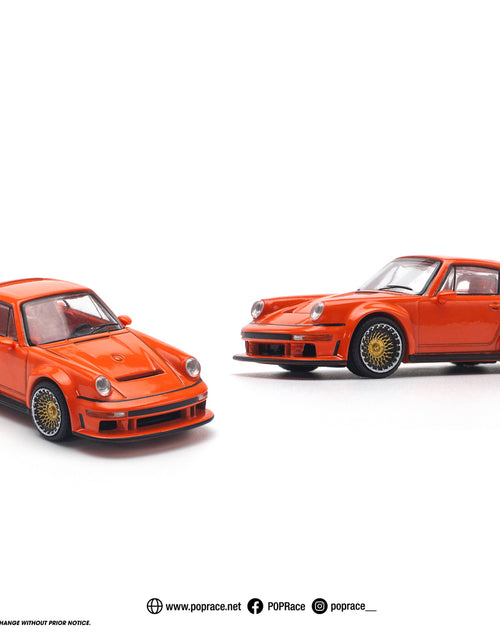 Load image into Gallery viewer, POPRACE 1/64 SINGER DLS TURBO (TRACK) ORANGE *New Tooling Model Car
