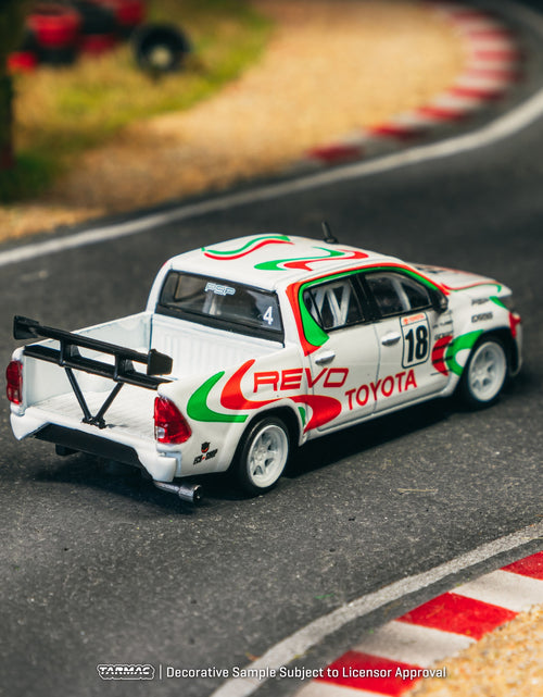 Load image into Gallery viewer, Tarmac Works 1/64 Toyota Hilux White Diecast Model Car
