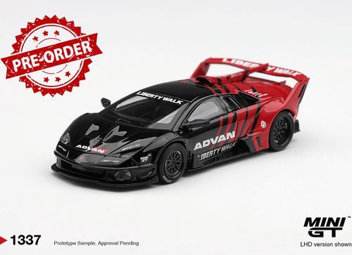 Load image into Gallery viewer, (Pre-order)Mini GT #1337 Lamborghini LB-Silhouette WORKS MURCIELAGO GT Advan LHD
