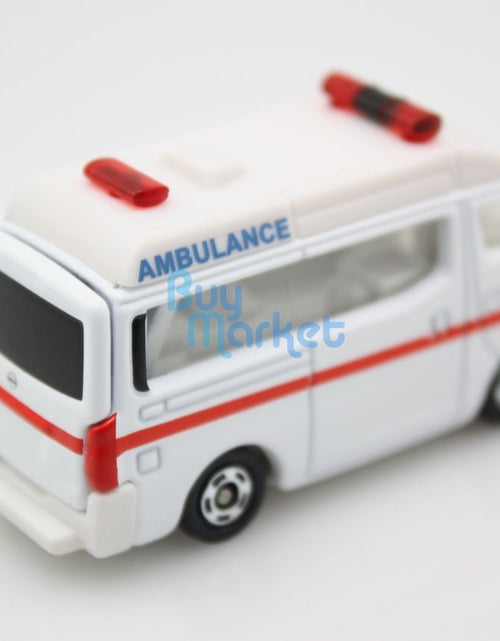 Load image into Gallery viewer, New Takara Tomy Tomica #18 Nissan NV350 Caravan Ambulance 1/69 Diecast Toy Car
