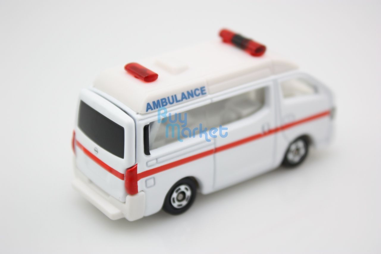 New Takara Tomy Tomica #18 Nissan NV350 Caravan Ambulance 1/69 Diecast Toy Car