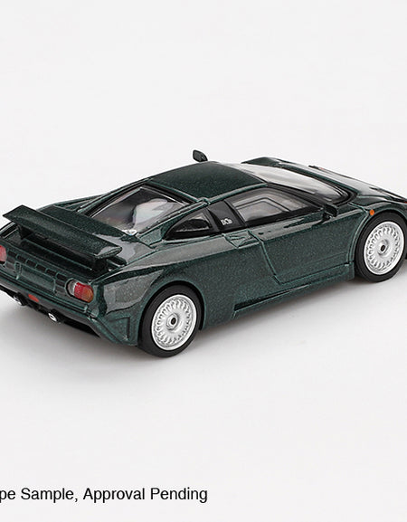 Mini GT #968 Bugatti EB110 GT Verde Scuro Diecast Model Car