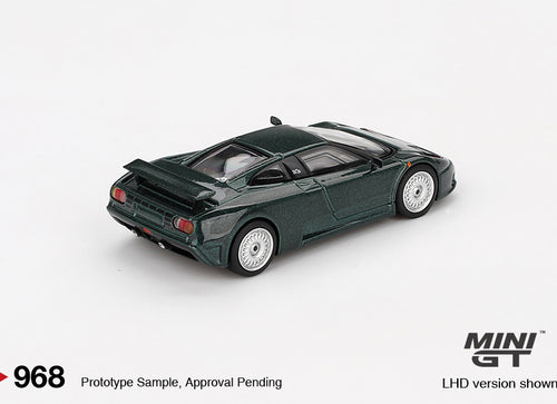 Load image into Gallery viewer, Mini GT #968 Bugatti EB110 GT Verde Scuro Diecast Model Car
