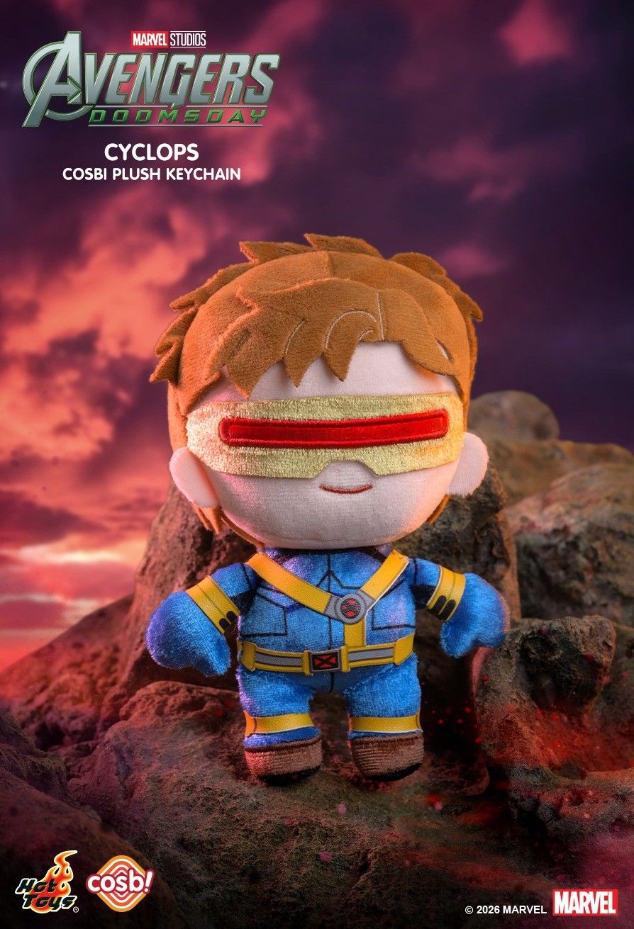 Hot Toys Marvel Avengers Doomsday Cosbi Plush Keychain Collection(Full set of 8)