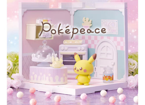 Load image into Gallery viewer, Takara Tomy Pokemon PokePiece House Kitchen Milcery &amp; Pikachu set
