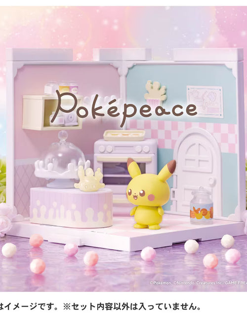 Load image into Gallery viewer, Takara Tomy Pokemon PokePiece House Kitchen Milcery &amp; Pikachu set
