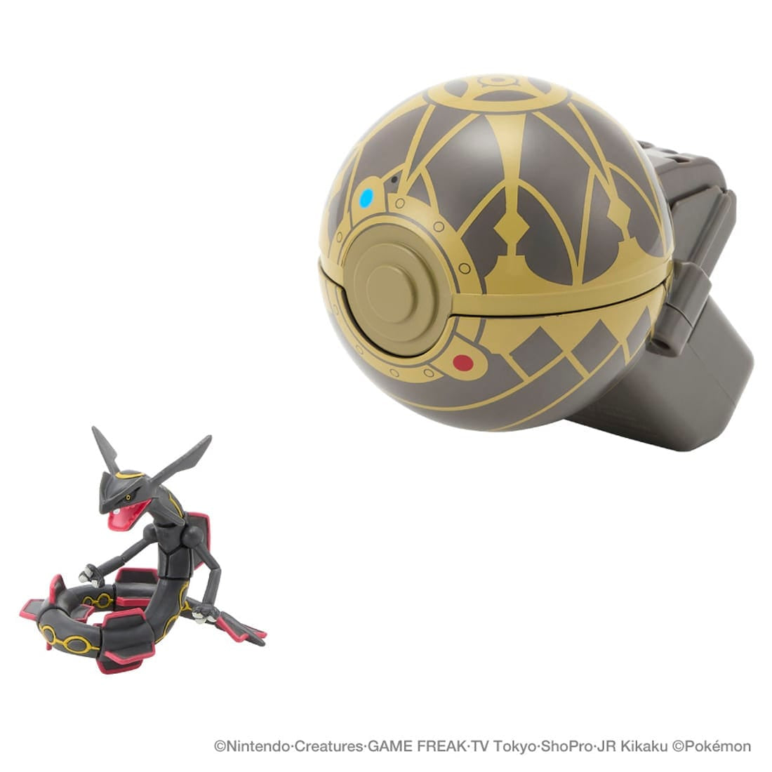 Takara Tomy Pokemon Moncolle Black Rayquaza Ancient Monster Ball Capture