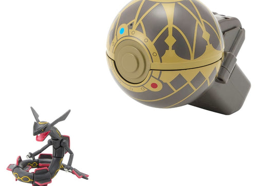 Load image into Gallery viewer, Takara Tomy Pokemon Moncolle Black Rayquaza Ancient Monster Ball Capture
