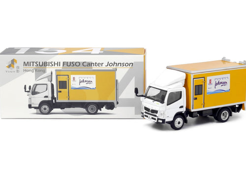 Load image into Gallery viewer, Tiny City Die-cast Model Car - Mitsubishi Fuso Canter Box Lorry Johnson

