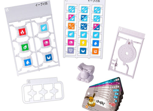 Load image into Gallery viewer, Bandai Tabletop Games Miniature Pokemon Plakoro Starter Set Eevee 05
