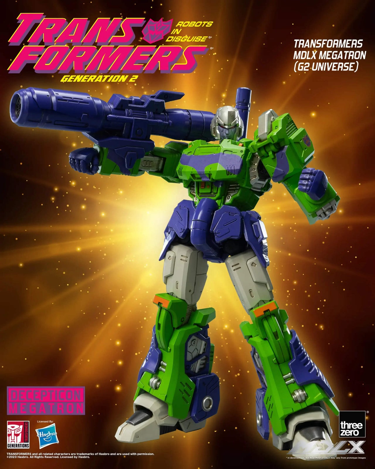 Threezero MDLX Action Figure - Transformers Megatron (G2 Universe)