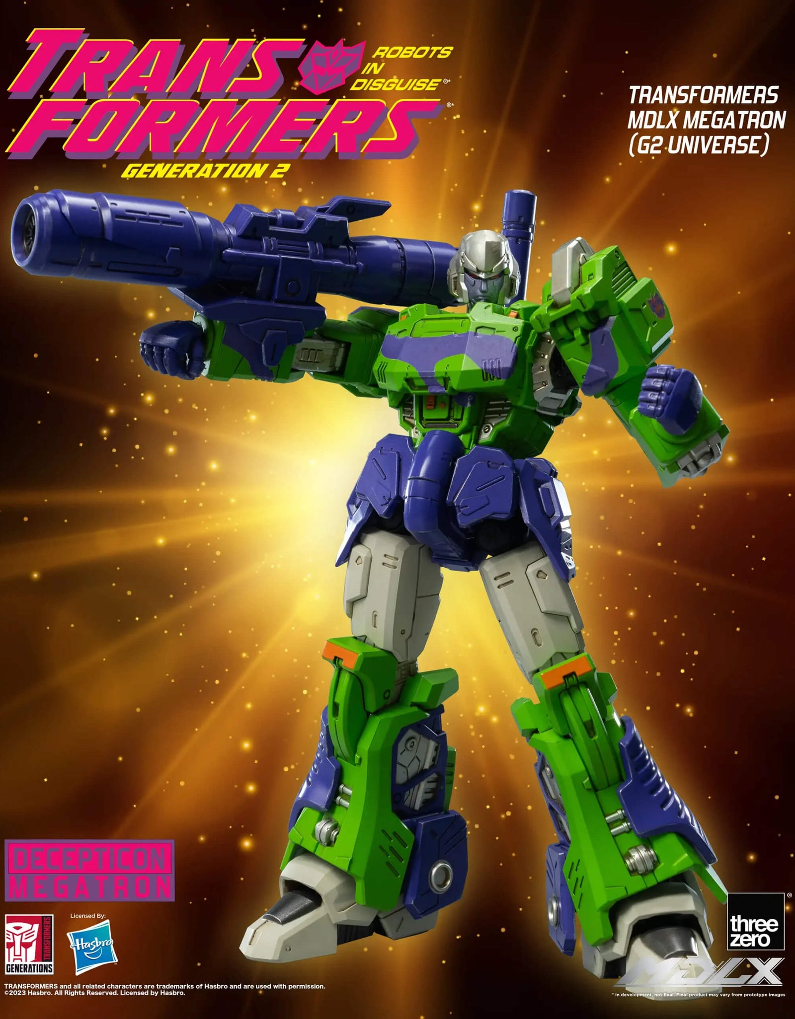 Threezero MDLX Action Figure - Transformers Megatron (G2 Universe)