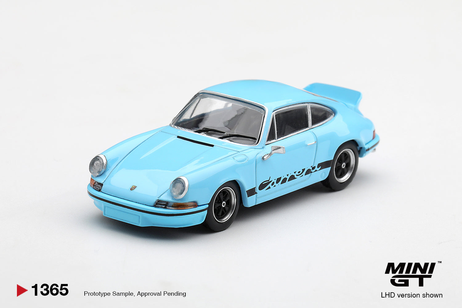 (Pre-order) Mini GT #1365 Porsche 911 Carrera RS 2.7 Gulf Blue Black Livery RHD