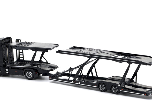Load image into Gallery viewer, Tiny City - Mercedes-Benz Actros MP5 Transporter (Black) Model car
