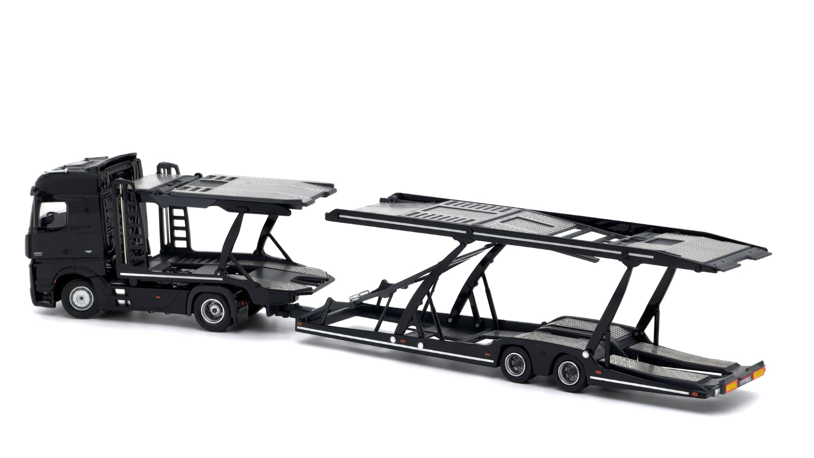 (In Stock) Tiny City - Mercedes-Benz Actros MP5 Transporter (Black) Model car