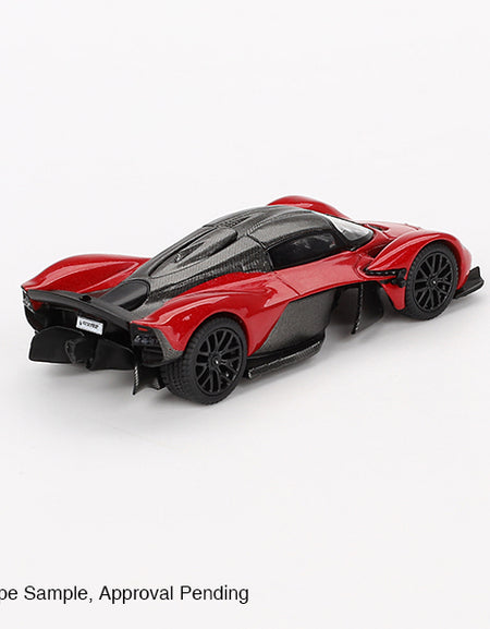 Mini GT #766 1/64 Aston Martin Valkyrie Hyper Red Diecast Car LHD