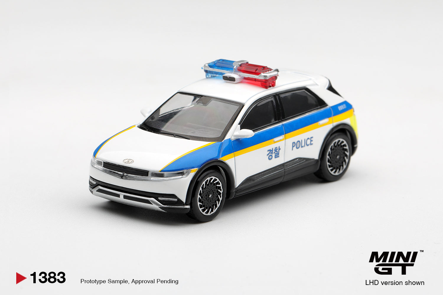 (Pre-order) Mini GT #1383 Hyundai Ioniq 5 Police Car Diecast Model Car