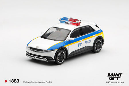 (Pre-order) Mini GT #1383 Hyundai Ioniq 5 Police Car Diecast Model Car