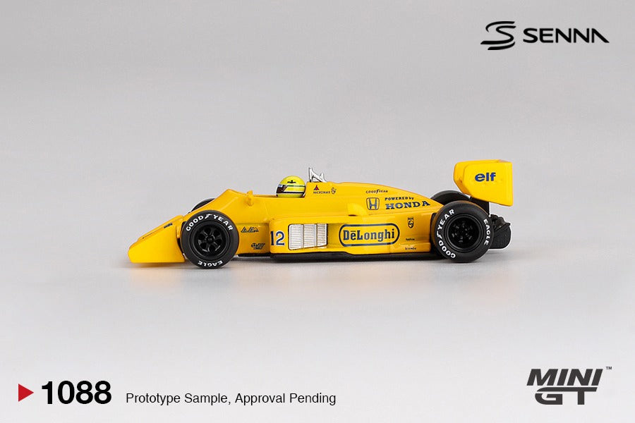 (Pre-order) MINI GT #1088 Lotus 99T 12 Ayrton Senna 1987 Monaco GrandPrix Winner
