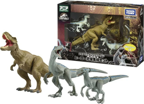 Load image into Gallery viewer, Takara Tomy ANIA Animal Jurassic World New Hero Dinosaur Figure Set
