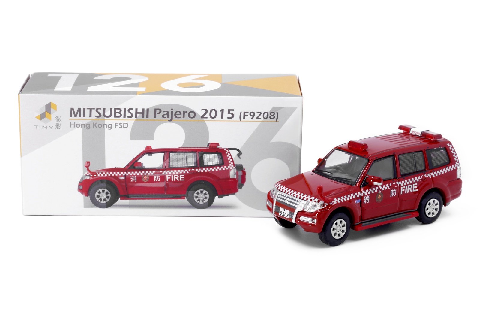 Tiny City 126 die-cast model car - Mitsubishi Pajero 2015 FSD (F9208)