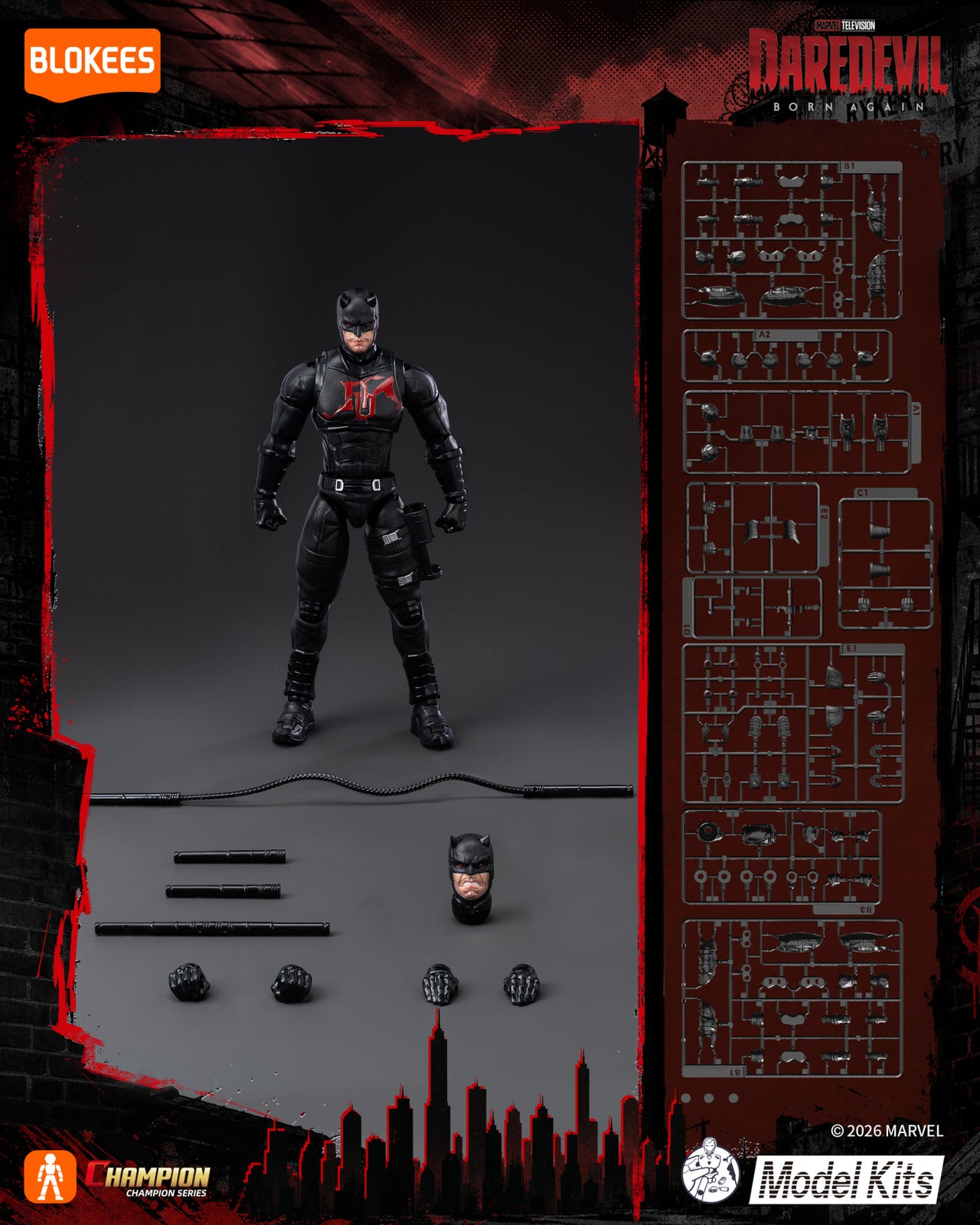 Blokees Marvel Heroes Champion Class 14 Daredevil Born Again Season 2
