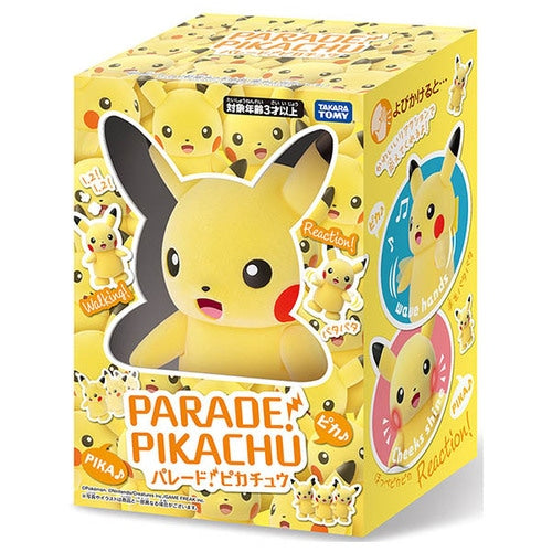 Takara Tomy Pokemon Parade! Pikachu Electric Waking Reaction Toy