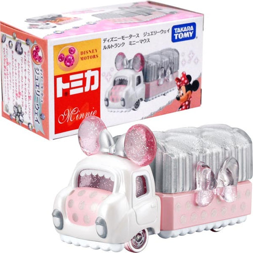 Load image into Gallery viewer, Takara Tomy Tomica Disney Motors Jewelryway LuLu Truck Minnie Mini Diecast Car
