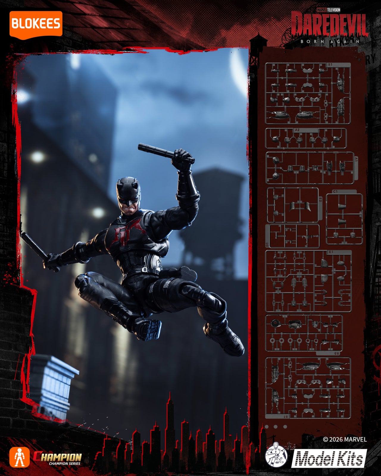 Blokees Marvel Heroes Champion Class 14 Daredevil Born Again Season 2