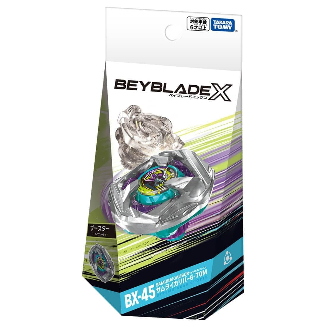 (Pre-order / Shipping Date: end of Jul 2026) Takara Tomy Beyblade X Booster BX-45 SamuraiCalibur 6-70M