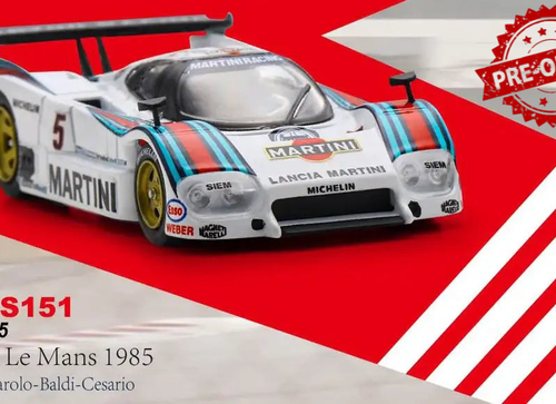 Load image into Gallery viewer, (Pre-order) Sparky 1/64 Lancia LC2 No.5 7th Le Mans 1985 Diecast Model Car
