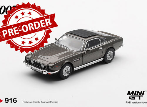Load image into Gallery viewer, (Pre-order) Mini GT #916 Aston Martin V8 Vantage The Living Daylights Weapon Off
