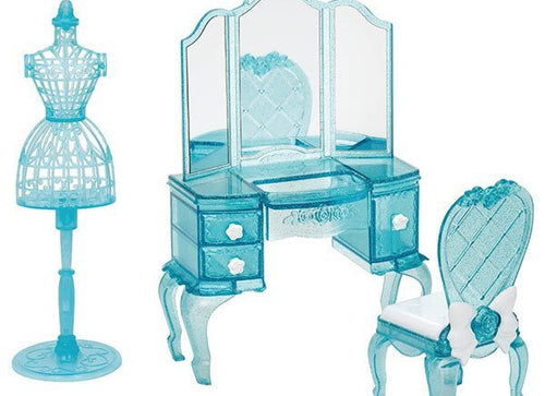 Load image into Gallery viewer, Takara Tomy Licca Chan Doll Accessory - LF-08 Princess Crystal Dresser Set
