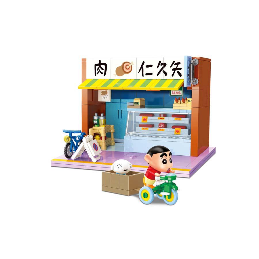 Qman Keeppley Building Blocks Toy #K20614 - Shinchan Meat Buying