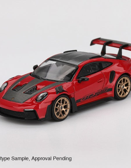 (Pre-order) Mini GT #1060 Porsche 911(992)GT3 RS Weissach Package Guards Red RHD
