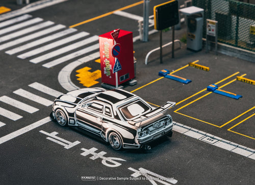 Load image into Gallery viewer, (Pre-order) Tarmac Works 1/64  Nissan Skyline (R32) Widebody Diecast Model Car
