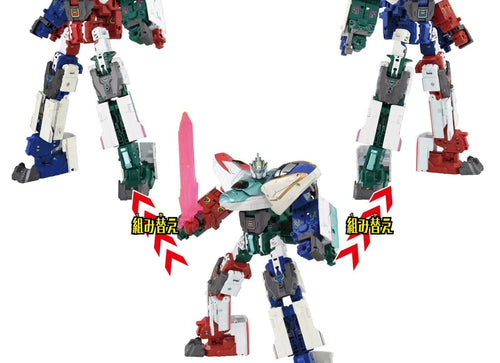 Load image into Gallery viewer, Takara Tomy Shinkansen Deformation Robot SHINKALIONCW SHINKALION SRG E5E6E7 Set
