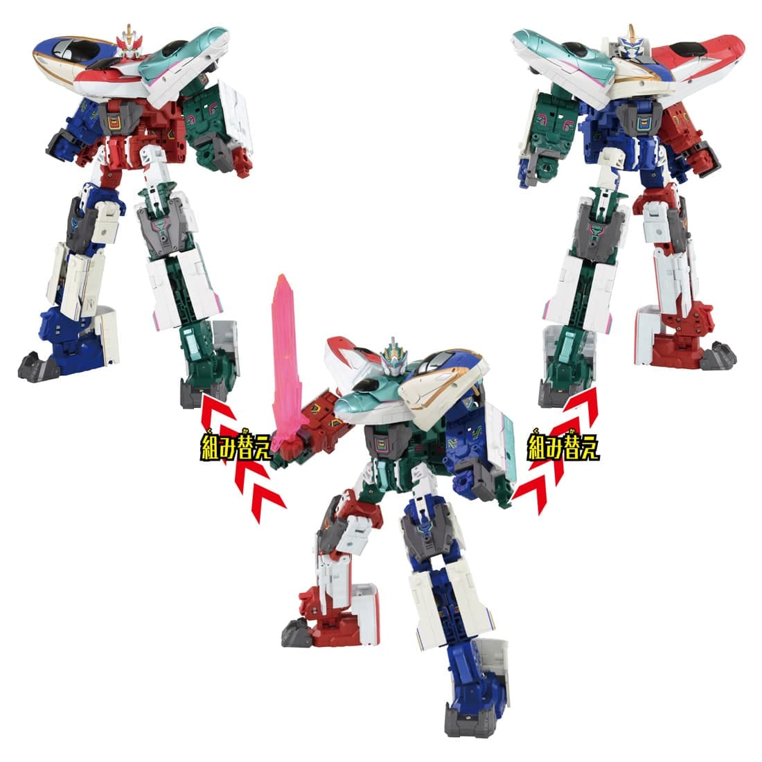 Takara Tomy Shinkansen Deformation Robot SHINKALIONCW SHINKALION SRG E5E6E7 Set