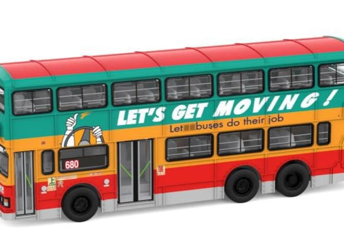 Load image into Gallery viewer, Tiny City Die-cast Model Bus 1/110 KMB Dennis Dragon 11m "Let's Get Moving!" 680
