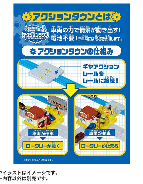 Load image into Gallery viewer, Takara Tomy Plarail Train Accessory J-12 Action Town Guruguru Drive Thru
