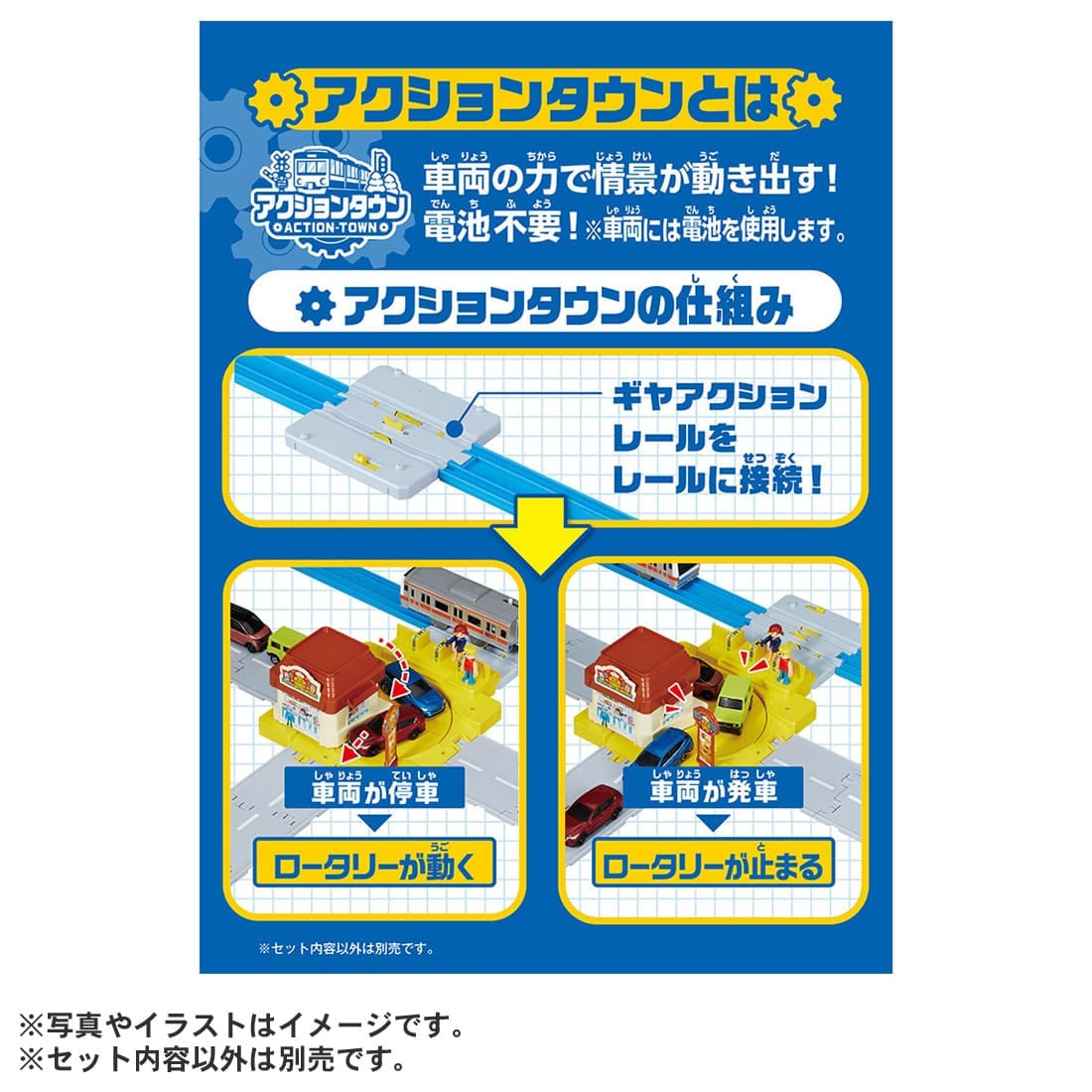 Takara Tomy Plarail Train Accessory J-12 Action Town Guruguru Drive Thru