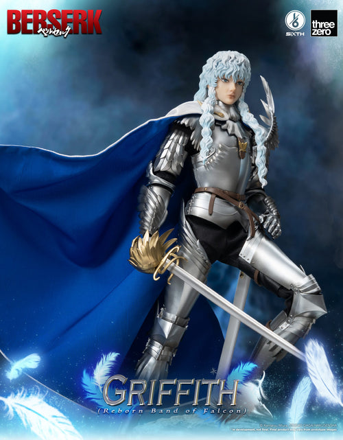 Load image into Gallery viewer, ThreeZero 1:6 BERSERK Griffith (Reborn Band of Falcon) Action Figure
