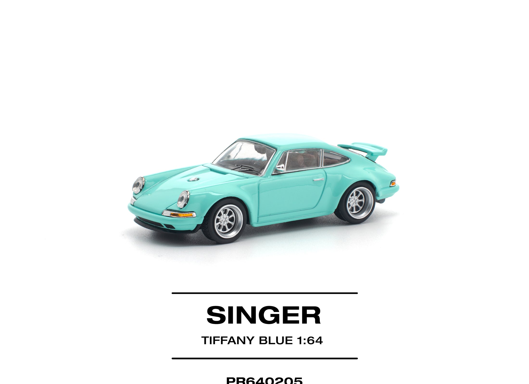 (Pre-order) POPRACE 1/64 SINGER 964  BLUE Diecast Model Car