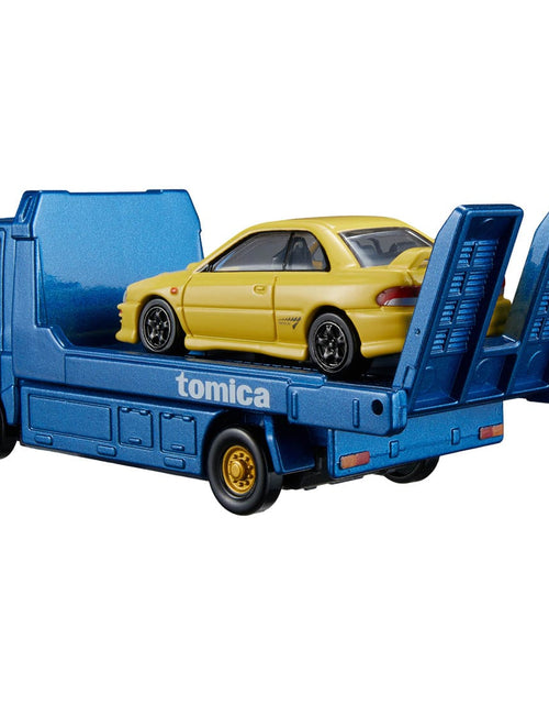 Load image into Gallery viewer, Takara Tomy Tomica Die-cast Car Transporter Subaru Impreza WRX Type R STi Ver.
