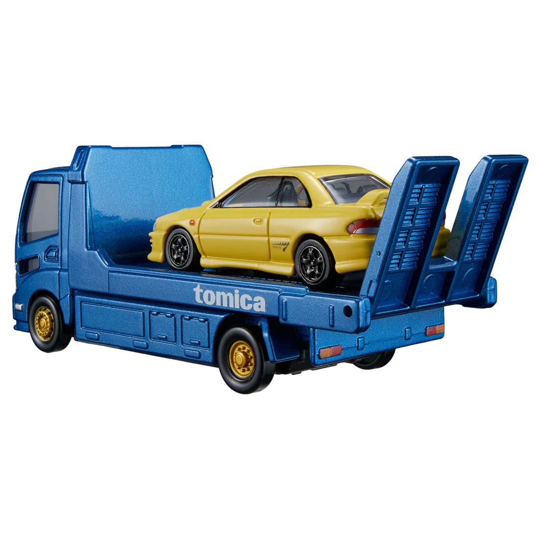 Takara Tomy Tomica Die-cast Car Transporter Subaru Impreza WRX Type R STi Ver.