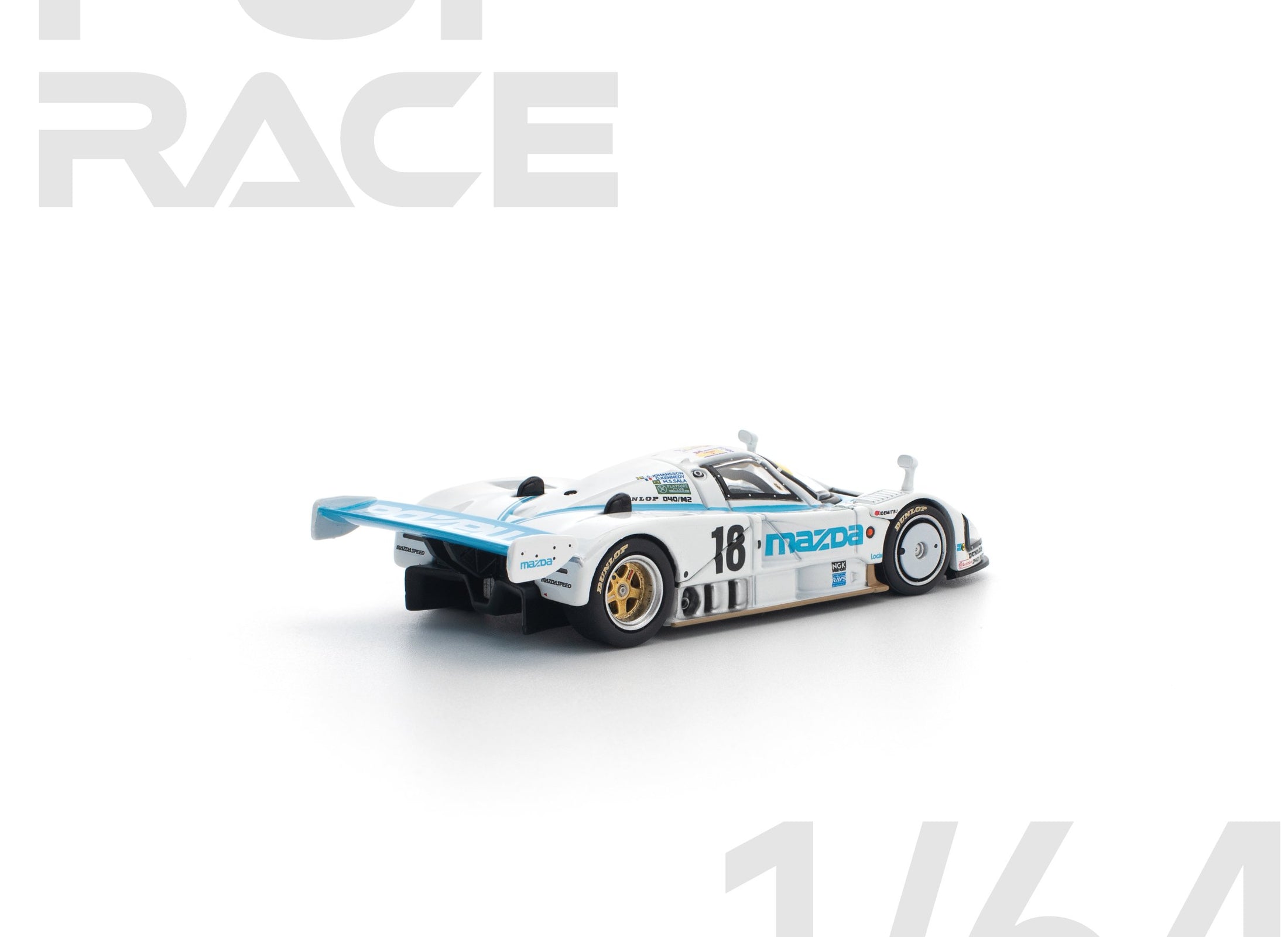 (Pre-order) POP RACE 1/64 MAZDA 787B 1991 LE MANS 24HRS #18 Diecast #PR640446