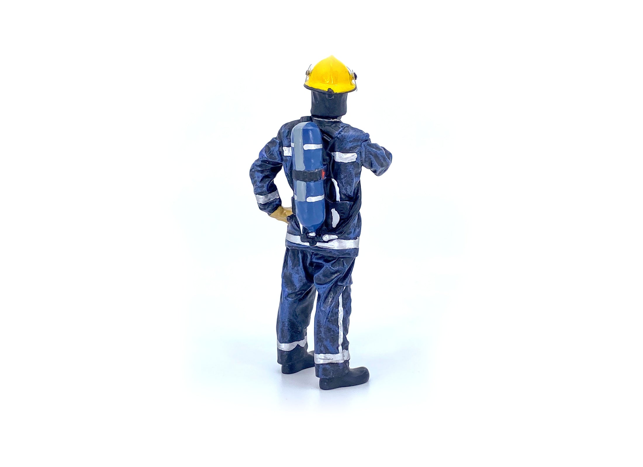 TINY City HK Scale 1/18 Figure #23 1990?s Fireman Resin Mini Model Figure