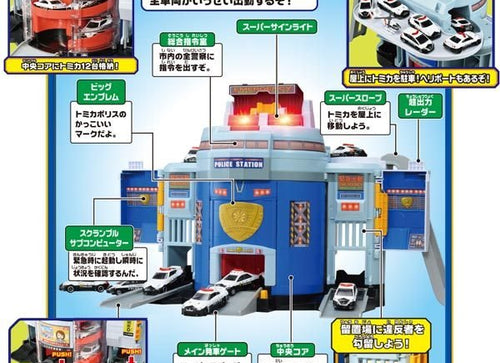 Load image into Gallery viewer, Takara Tomy Tomica World -  Transform DX Police Station (No Cars included)
