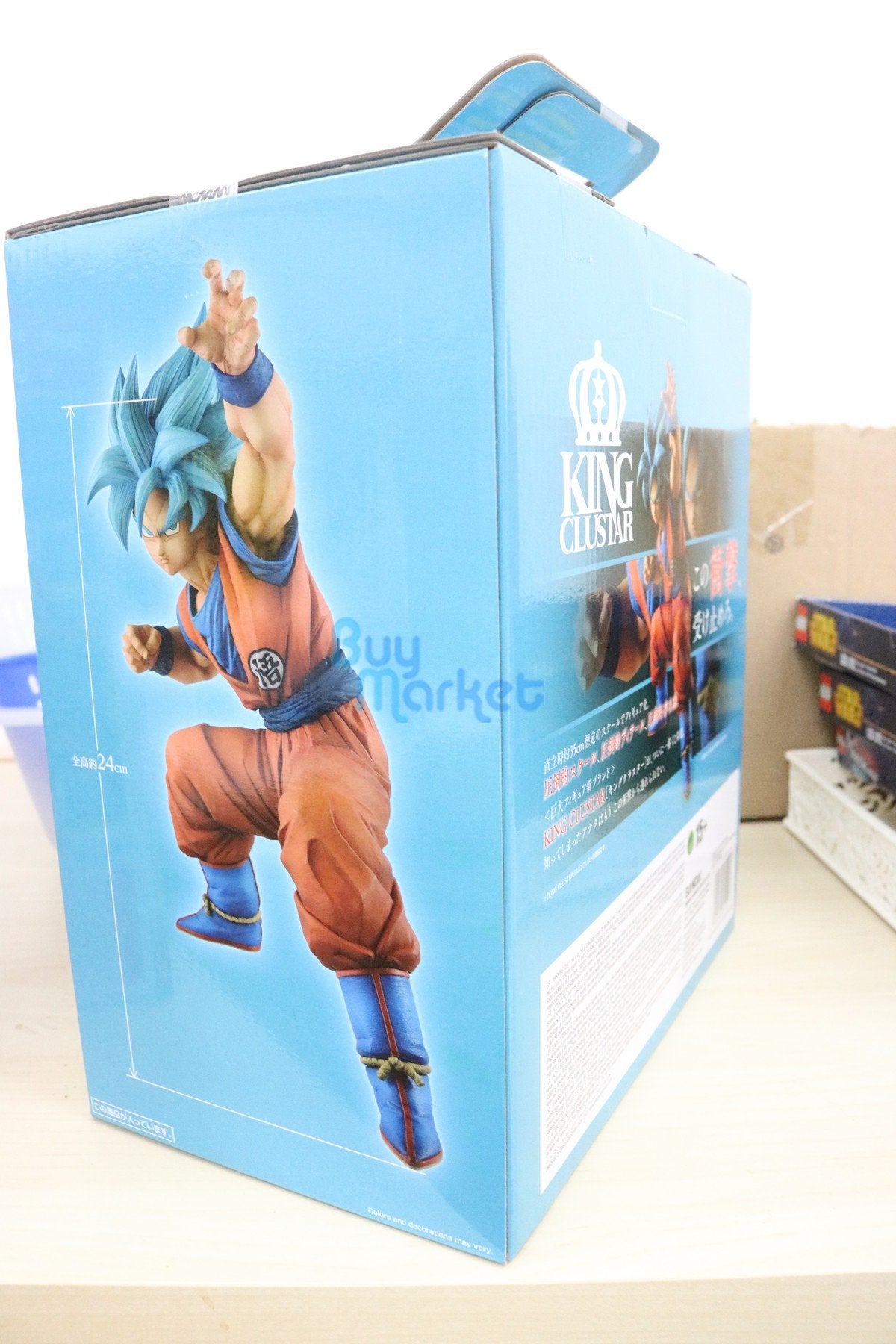 Banpresto DragonBall King Clustar Super Saiyan God Super Goku Big Size Figure